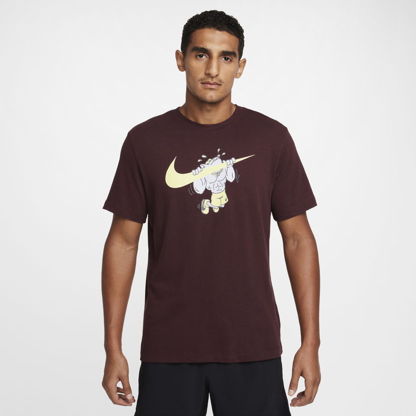 Тениска Nike T-Shirt Dri-FIT Бургунди | HF6142-652