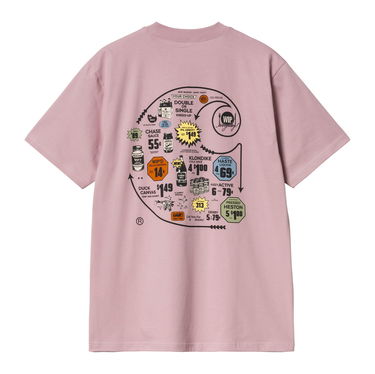 Тениска Carhartt WIP Carhartt WIP Catalogue C Logo T-Shirt Розово | I034761_9, 1