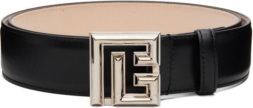 Колани Balmain Leather P Belt Черно | DM1WJ016LVTL