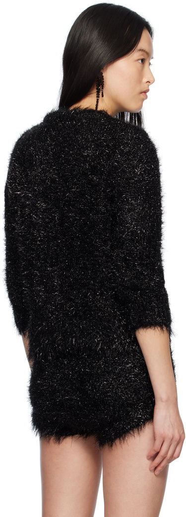 Комбинезон Simone Rocha Simone Rocha Tinsel Knit Cardigan Черно | PRMK2 0664, 2