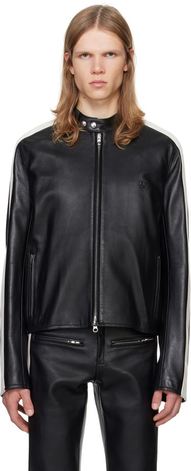 Яке Courrèges Courrèges Contrast Biker Jacket Черно | 324LBL199CV0005, 0