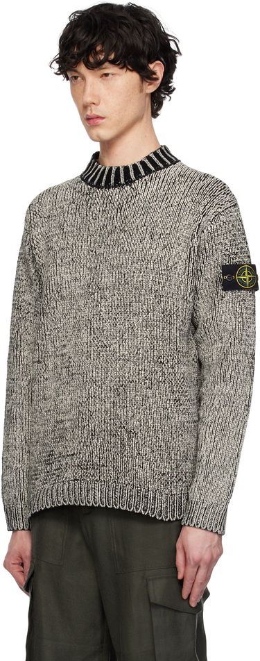 Пуловер Stone Island Stone Island Crewneck Cotton Chenille Sweater Сиво | K1S15 5100048 S00Z1, 3