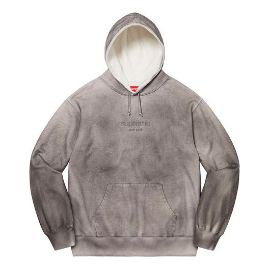 Суитчър Supreme Spray Graphic Print Hooded Sweatshirt Сиво | SUP-FW20-246, 0
