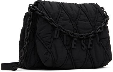Чанта през рамо Diesel Diesel Charm-D Quilted Shoulder Bag Черно | X10267 P8048, 1
