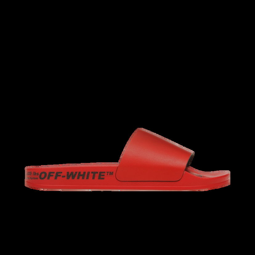 Кецове и обувки Off-White Industrial Belt Slides Red Black Червено | OMIC001S22MAT0012510