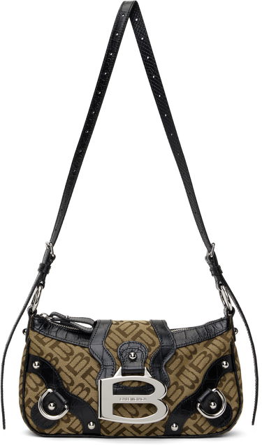 Чанта през рамо Balenciaga Small Shoulder Bag Кафяво | 805260 2ABBY, 0