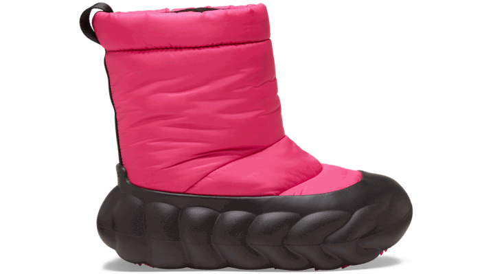 Кецове и обувки Crocs OverPuff Boot Розово | 210667-6ZQ, 0