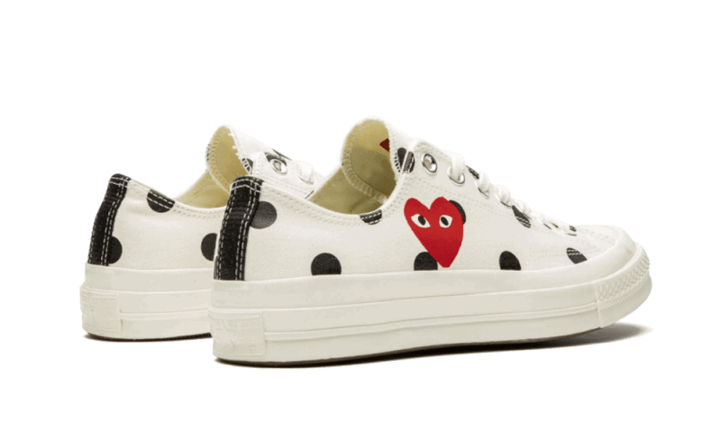 Кецове и обувки Converse Comme des Garçons PLAY x Chuck Taylor All-Star 70s OX Бяло | 157249C, 1
