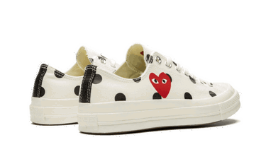 Кецове и обувки Converse Comme des Garçons PLAY x Chuck Taylor All-Star 70s OX Бяло | 157249C, 1