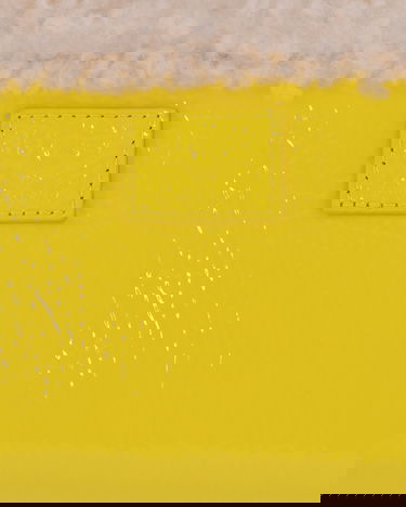 Голяма пазарска чанта UGG Telfar Small Crinkle Leather Shopper "Taxi" Жълто | 1155850 TAX, 7