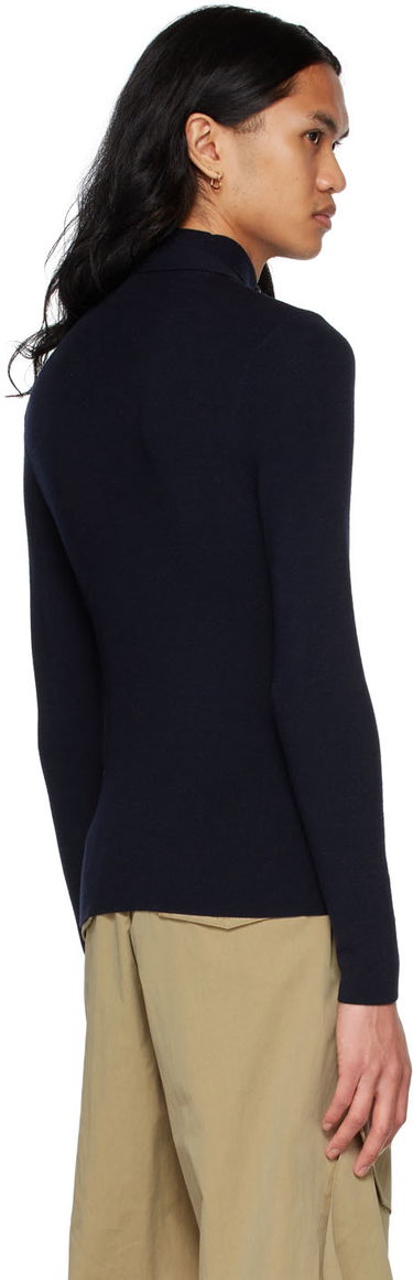 Пуловер Dion Lee Wool Turtleneck Тъмно синьо | C7062S22, 2