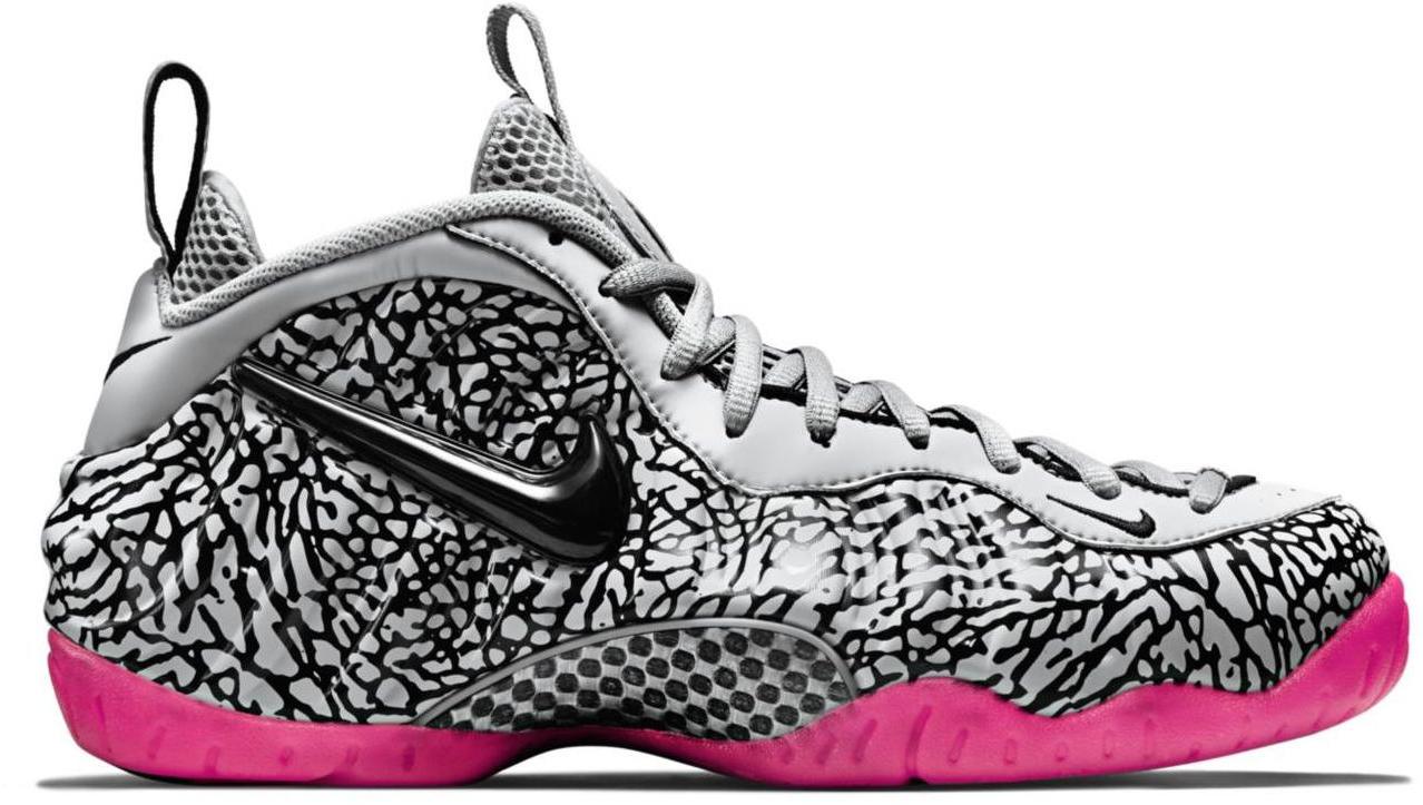 Кецове и обувки Nike Air Foamposite Pro Elephant Print Розово | 616750-002, 0