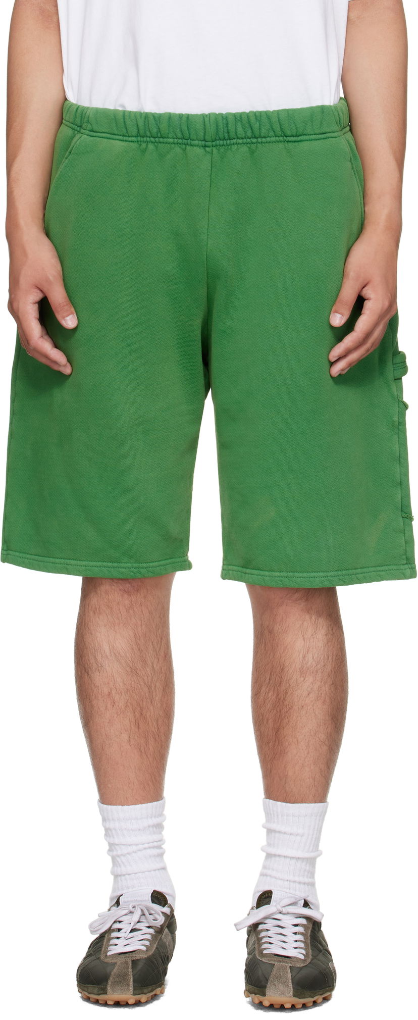 Къси панталони LES TIEN Les Tien Heavyweight Utility Shorts Зелено | CF-3100-PD