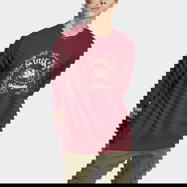 Пуловер adidas Originals Graphics Archive Crew Бургунди | IC5770, 5