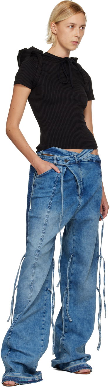 Дънки Ottolinger Strappy Signature Wrap Jeans Синьо | 117-202617-03, 3
