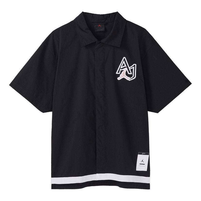 Риза Jordan Air Jordan Logo Embroidered Casual Shirt Черно | DM1417-010