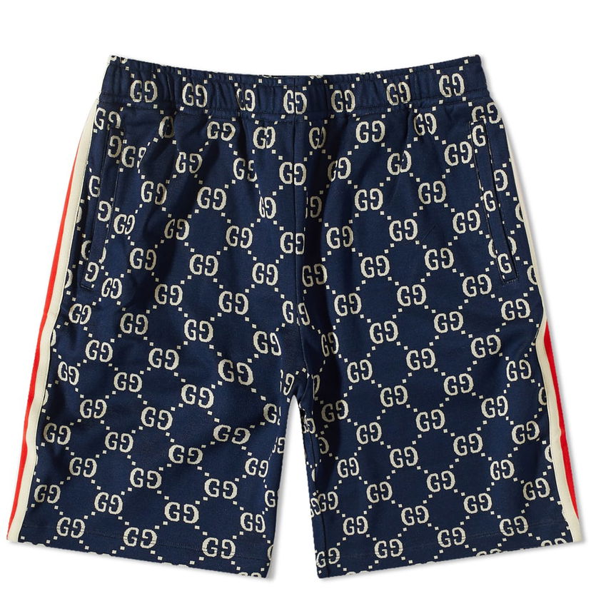 Къси панталони Gucci Jaquard Shorts Тъмно синьо | 474632-X9V05-4245