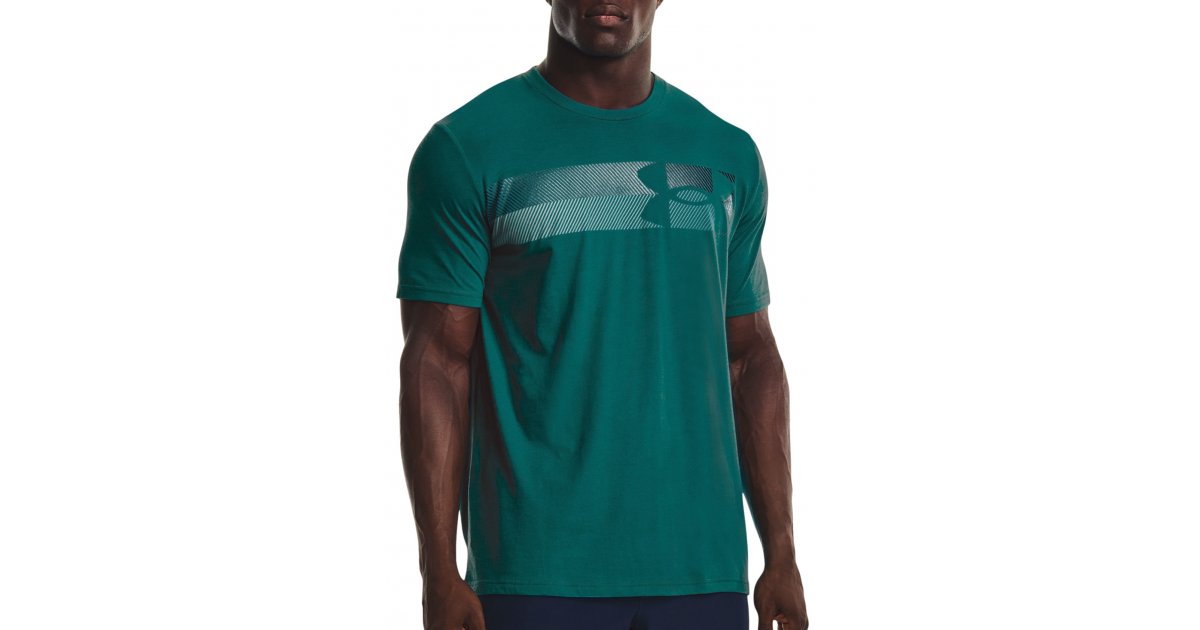 Тениска Under Armour Fast Left Chest 3.0 Зелено | 1370518-452, 1