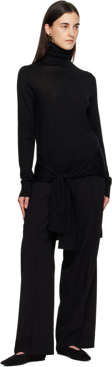 Пуловер TOTEME Double-Sleeve Turtleneck Черно | 254-WRT0615-YA0087, 3