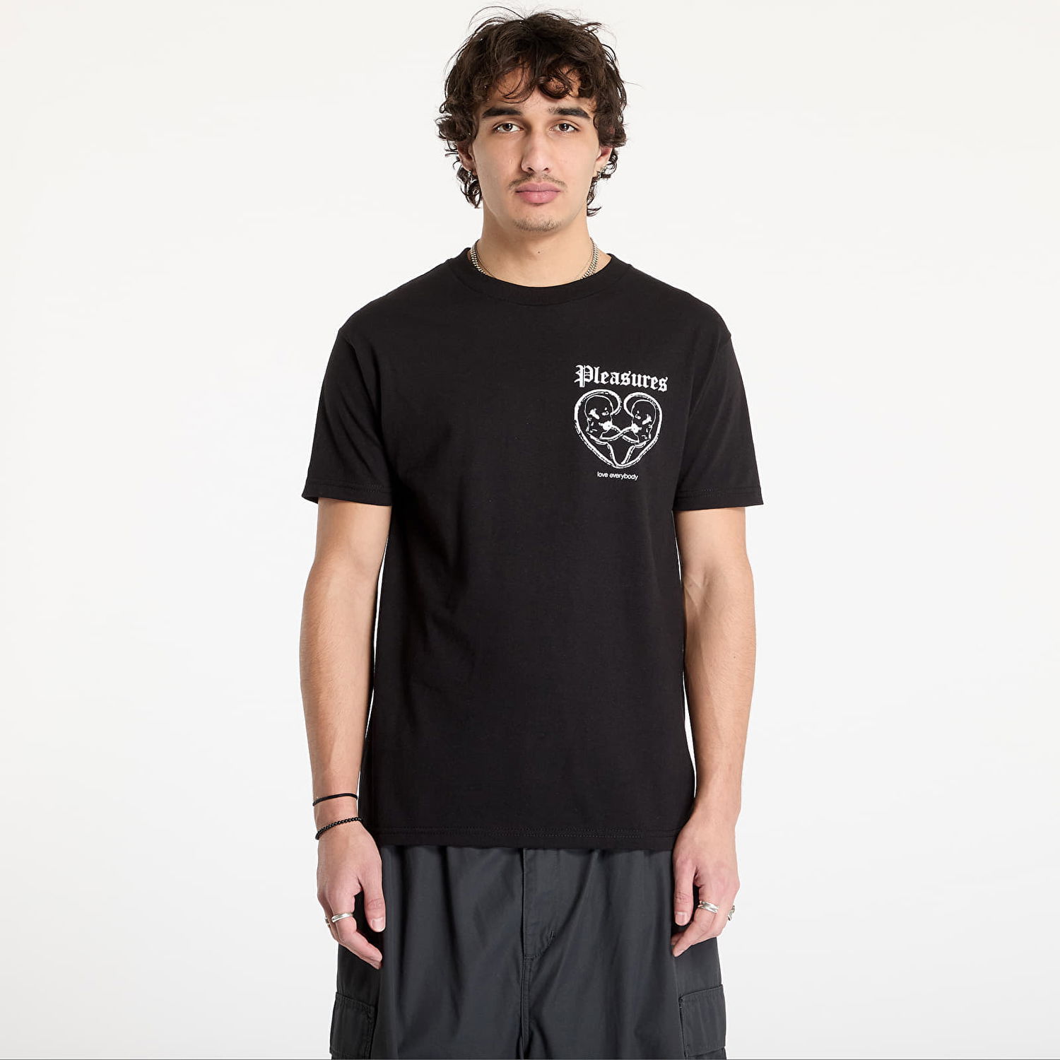 Тениска Pleasures Connected Graphic T-Shirt Черно | P24W046 BLACK, 0