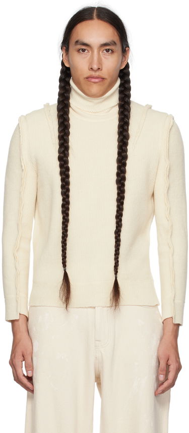 Пуловер R13 R13 Flat Sleeve Turtleneck Бежово | R13WY166-Y032A, 0