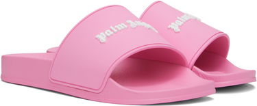 Кецове и обувки Palm Angels Logo Pool Slides Розово | PWIC013C99MAT0016868, 3