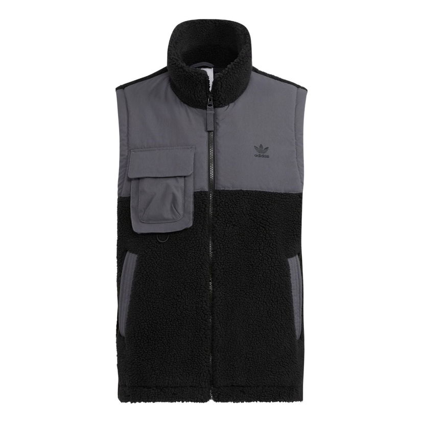 Жилетка adidas Originals Originals Sherpa Vest Черно | IC8160