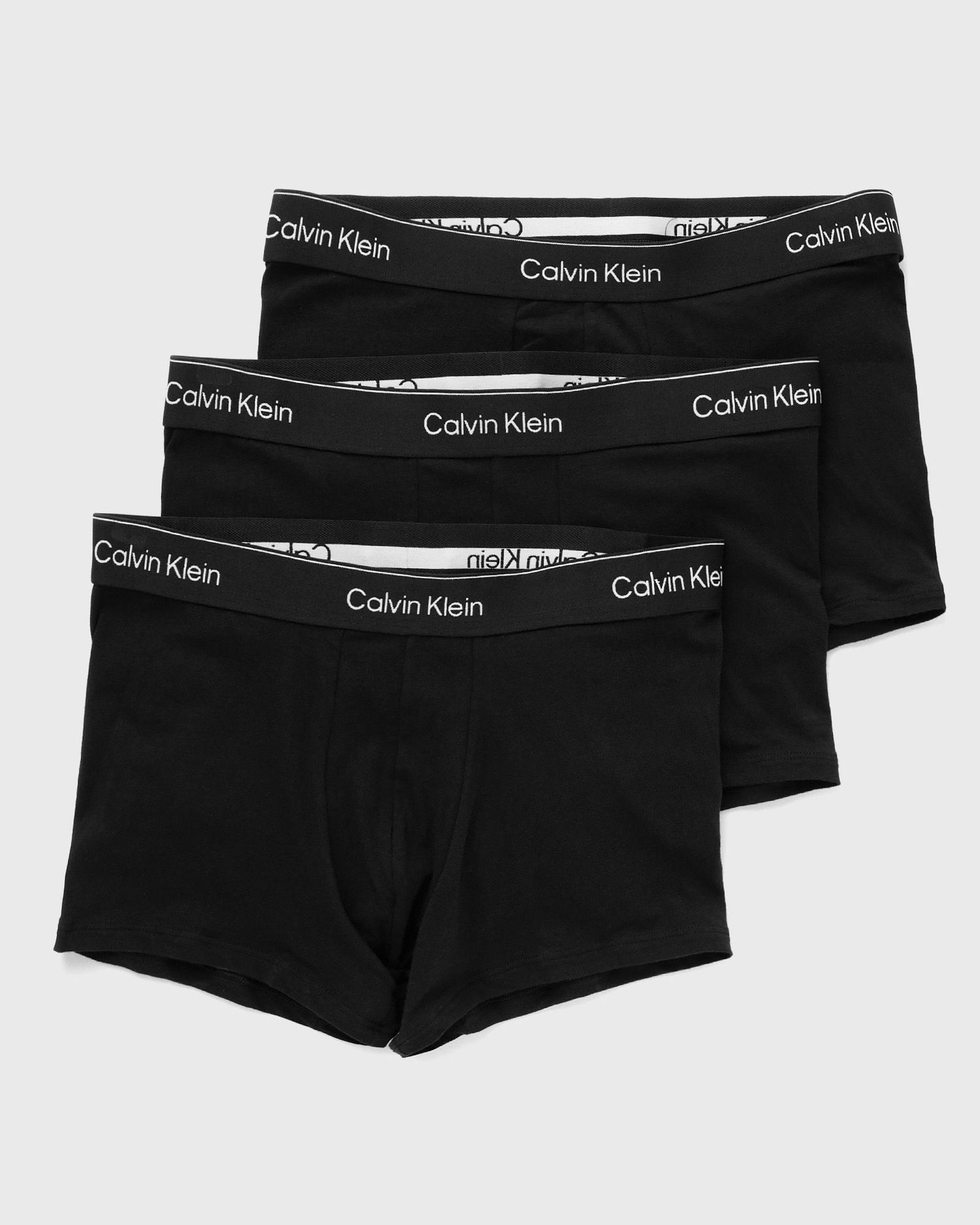 Боксерки CALVIN KLEIN ICON Cotton Stretch 3-Pack Trunks Черно | LV00NB4392TM6, 1