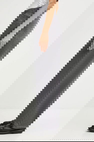 Дънки Carhartt WIP Brandon High Waist Wide Leg Jeans Сиво | I034837.874J, 1