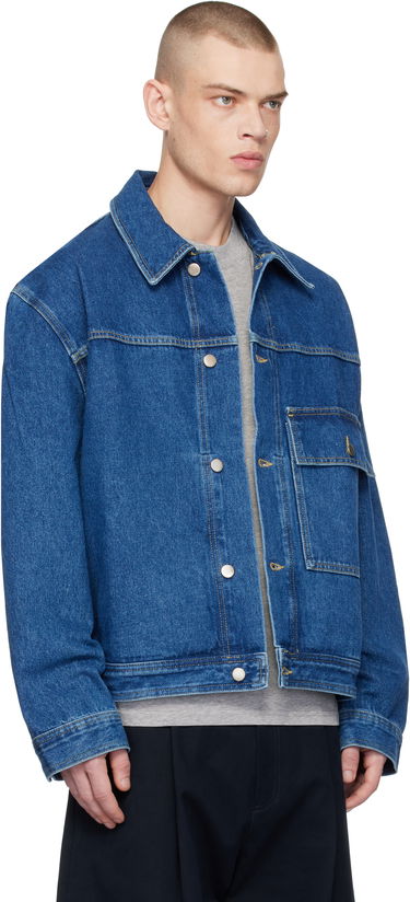 Яке Studio Nicholson Studio Nicholson Petar Denim Jacket Синьо | PETAR SNM-1079, 1