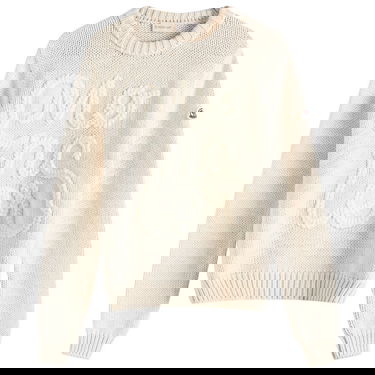 Пуловер Moncler Women's Moncler Crew Neck Knitted Sweater Бежово | 9C000-04-M5206-034, 1