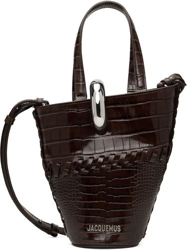 Голяма пазарска чанта Jacquemus Jacquemus 'The Small Bambola' Tote Кафяво | 25E243BA389-4301, 0