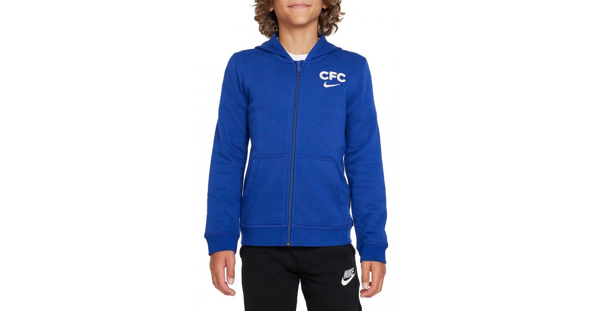 Суитчър Nike Chelsea FC Full-Zip Hoodie Синьо | dm3057-495, 1