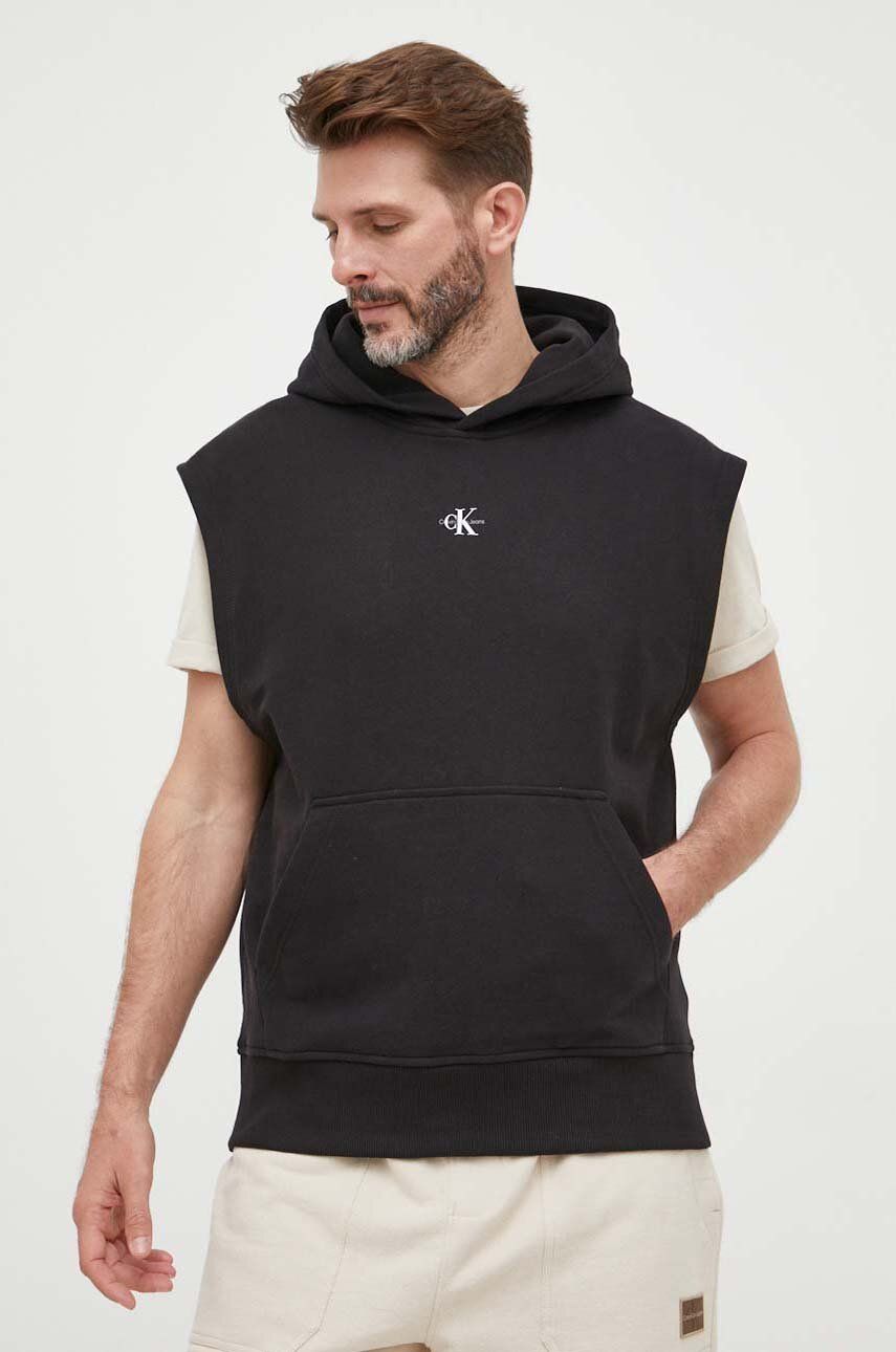 Суитчър CALVIN KLEIN Sleeveless Hoodie Черно | J30J322892, 0