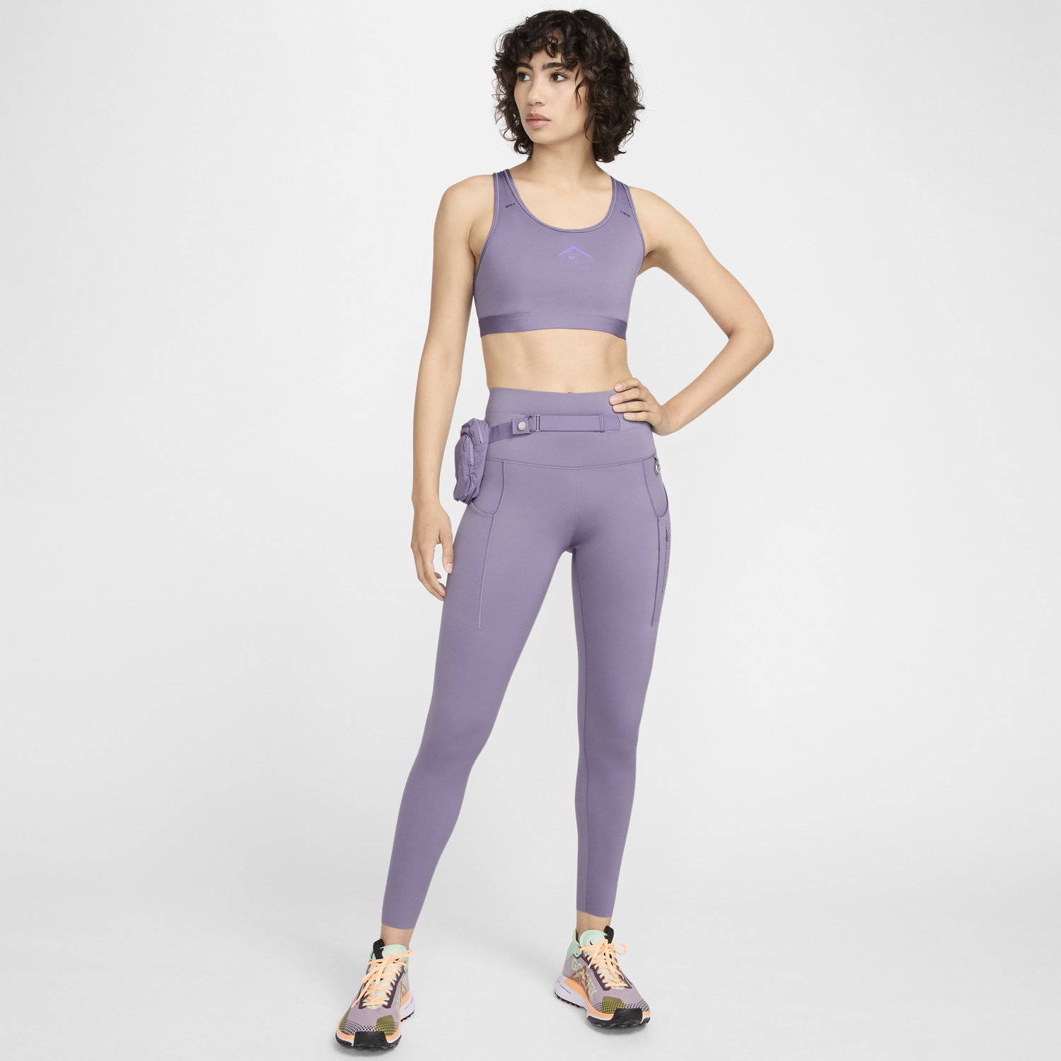 Клинове Nike 7/8 Trail Go Leggings Лилаво | FN2664-509, 0