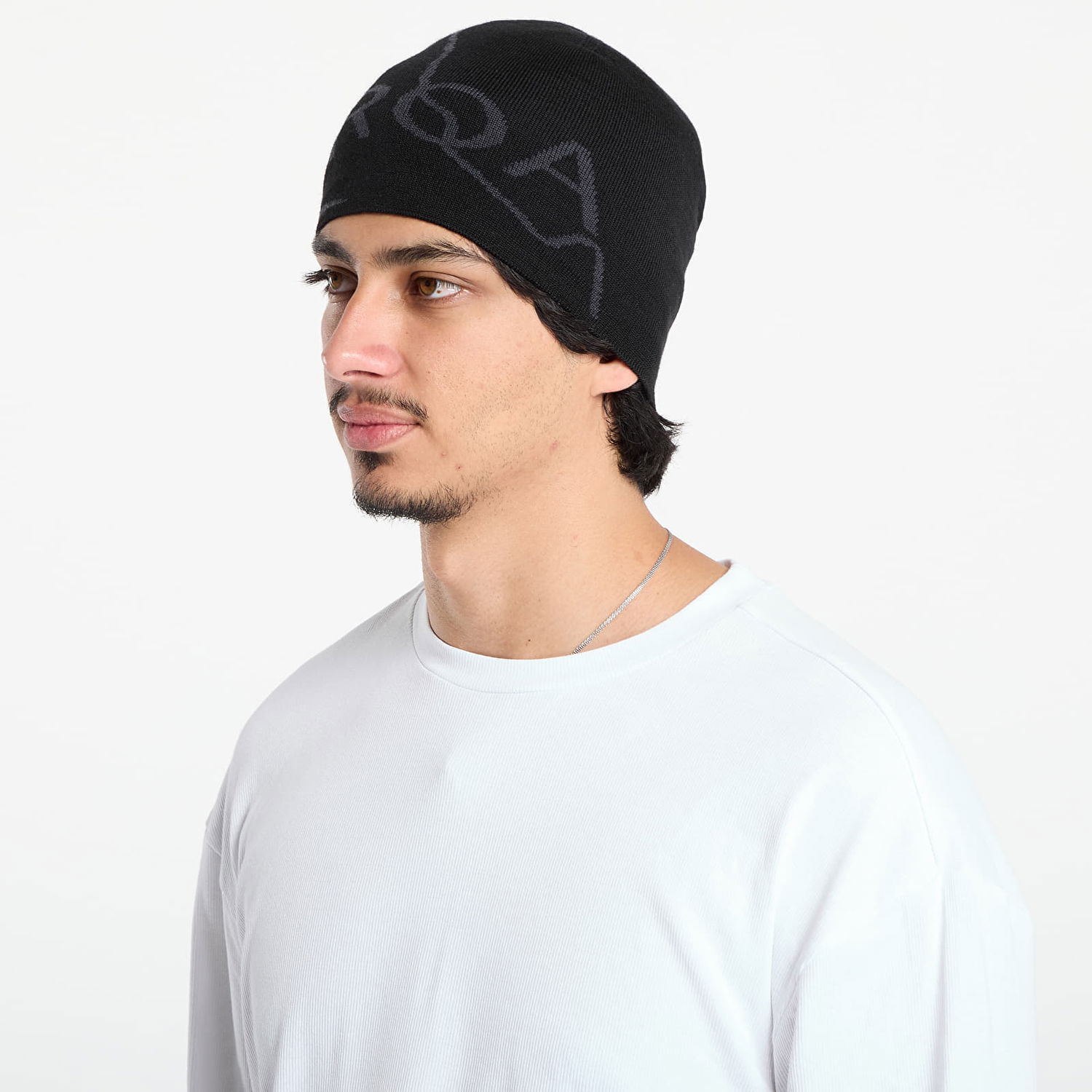Шапка ROA ROA Logo Wool Beanie Черно | RBUW288YA12 BLK0001, 1