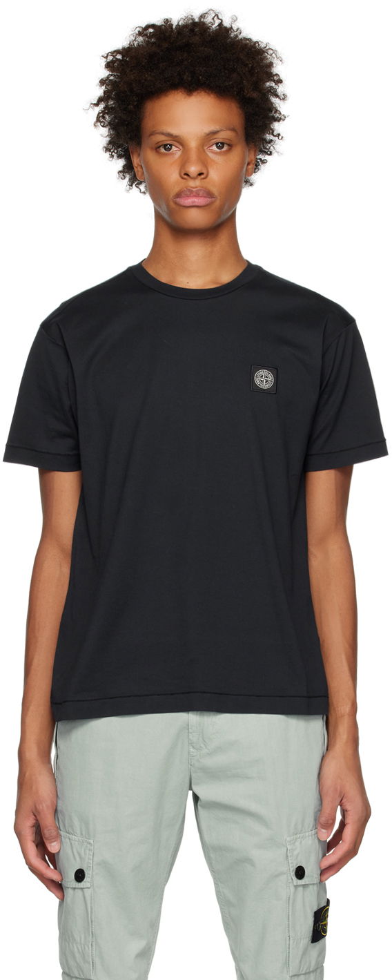 Тениска Stone Island Patch T-Shirt Тъмно синьо | 101524113, 0