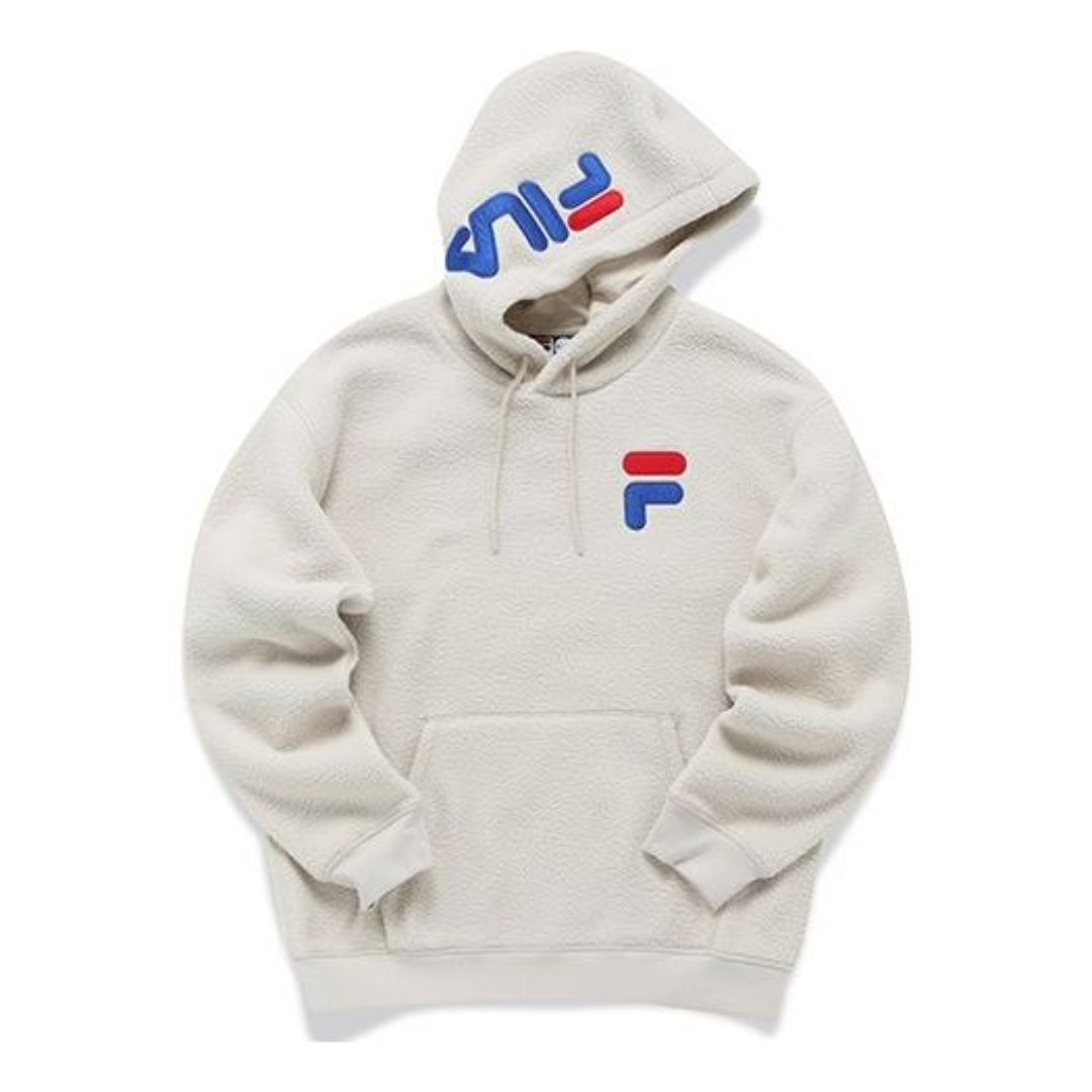Суитчър FILA Fleece Hoodie With Logo Print Бежово | T11U146201F-IV, 0