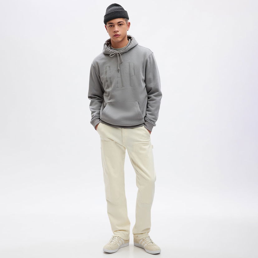 Суитчър GAP Shine Logo Hoodie Pilot Grey Сиво | 829192-02