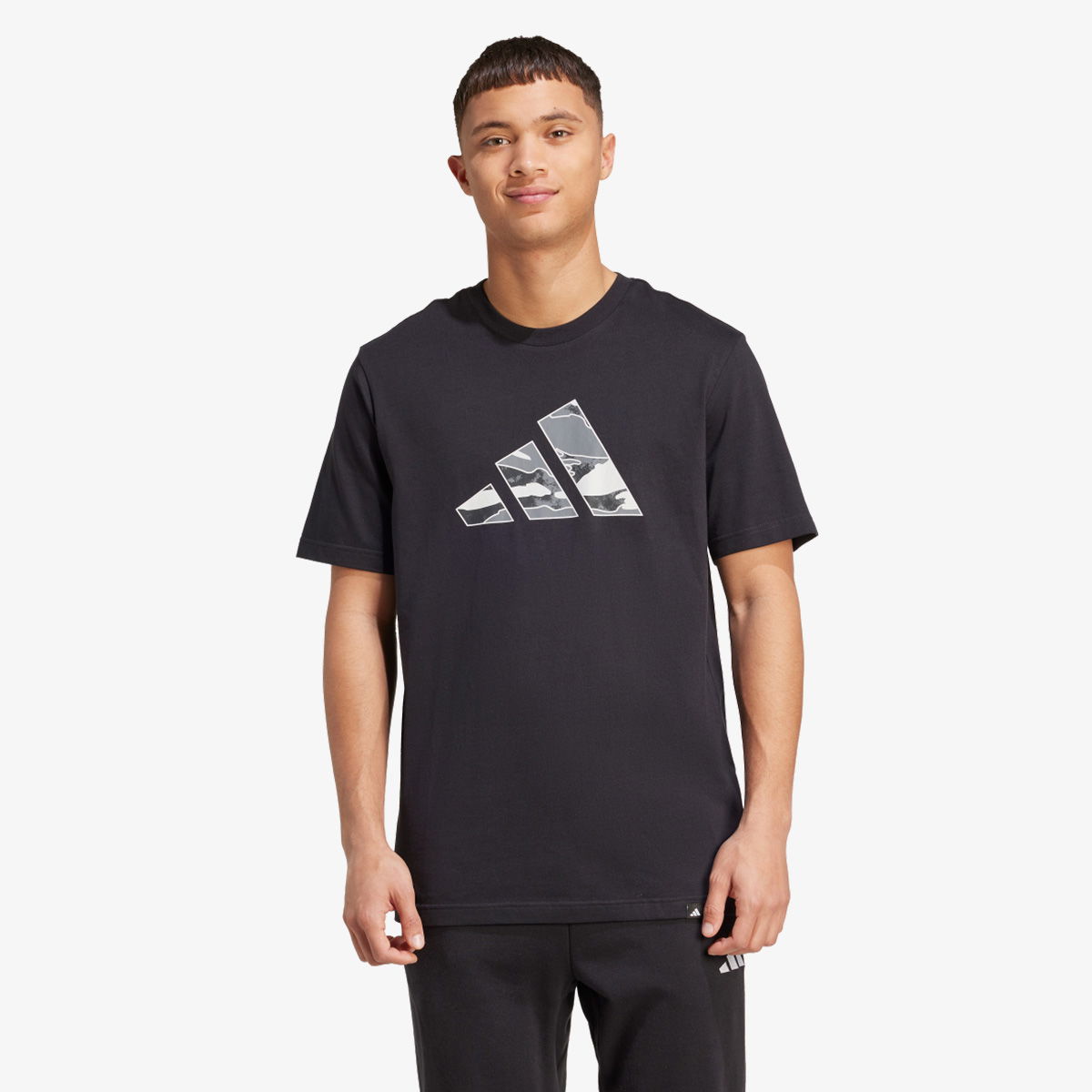 Тениска adidas Originals Camo Logo Graphic T-Shirt Черно | JM6381, 1