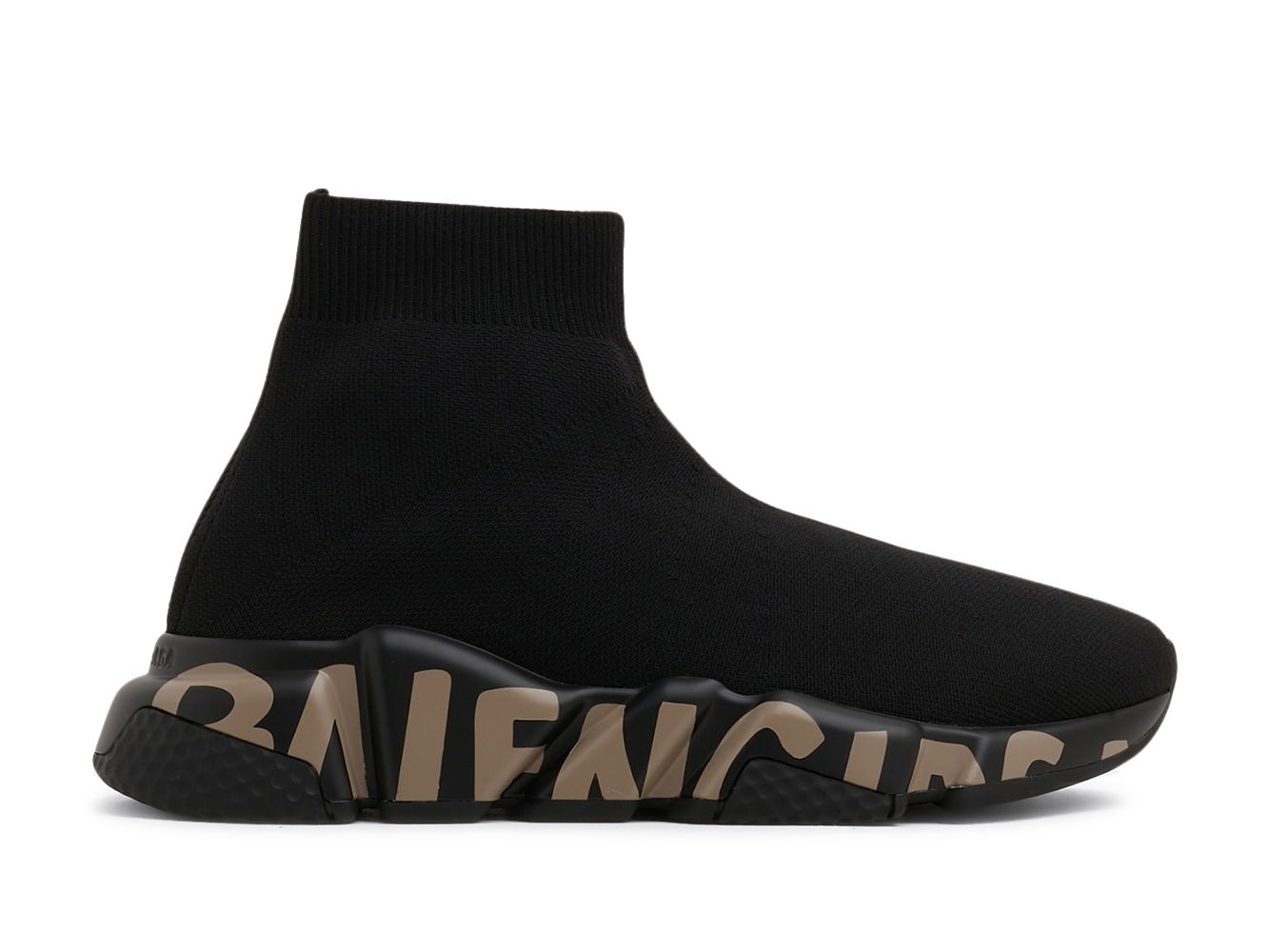 Кецове и обувки Balenciaga Speed Graffiti "Black Brown" Черно | 605942W2DB71910, 0