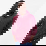 Fullzip Logo Hoodie Deep Garnet Red 501