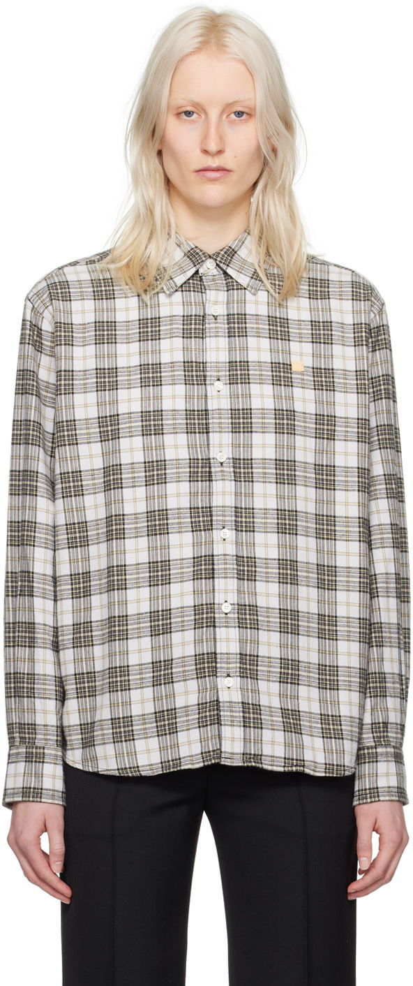 Риза Acne Studios Flannel Shirt Черно | CB0062-, 0