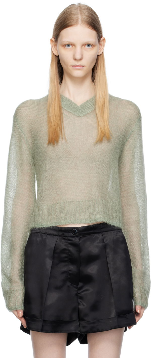 Пуловер Acne Studios V-Neck Сиво | A60455-, 0