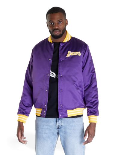 Heavyweight Satin Los Angeles Lakers Jacket