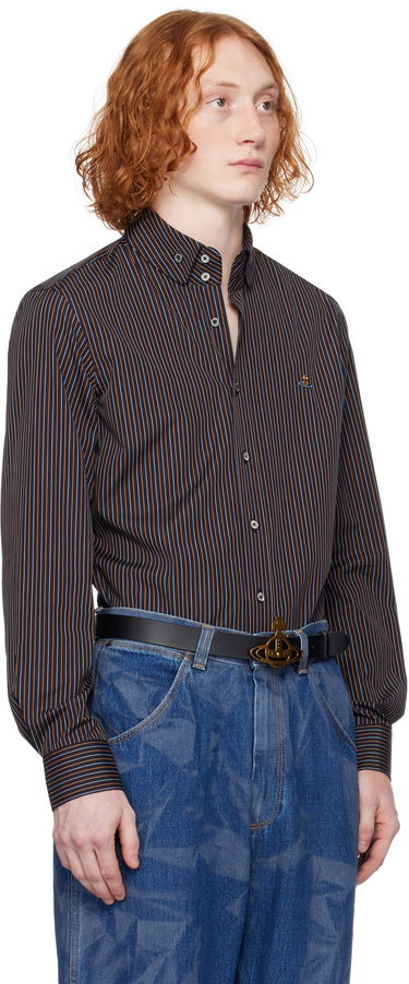Риза Vivienne Westwood Vivienne Westwood Two Button Krall Striped Shirt Многоцветен | 24010005-W0127-, 1