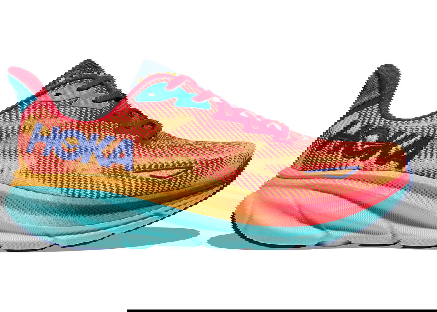 Кецове и обувки Hoka One One Clifton 9 Cerise Cloudless (Women's) Многоцветен | 1127896-CRSCL, 0