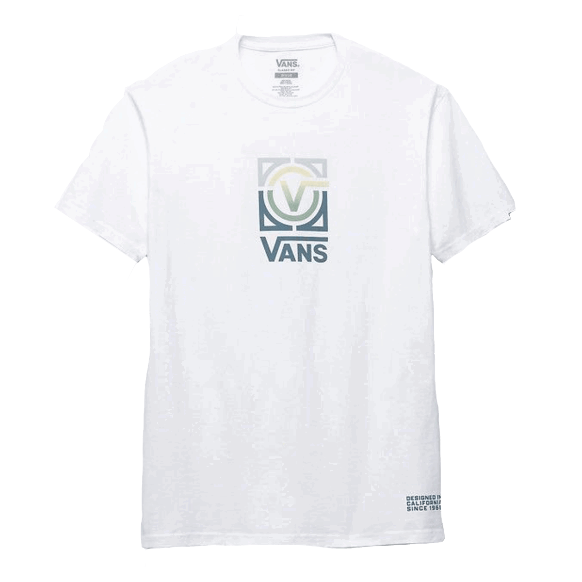 Тениска Vans Vans Veesta Short Sleeve T-Shirt Бяло | VN0007USWHT, 0