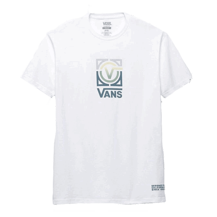 Тениска Vans Vans Veesta Short Sleeve T-Shirt Бяло | VN0007USWHT