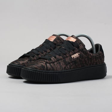 Кецове и обувки Puma Basket Platform VR Wn's black - black Черно | 364092 02, 0